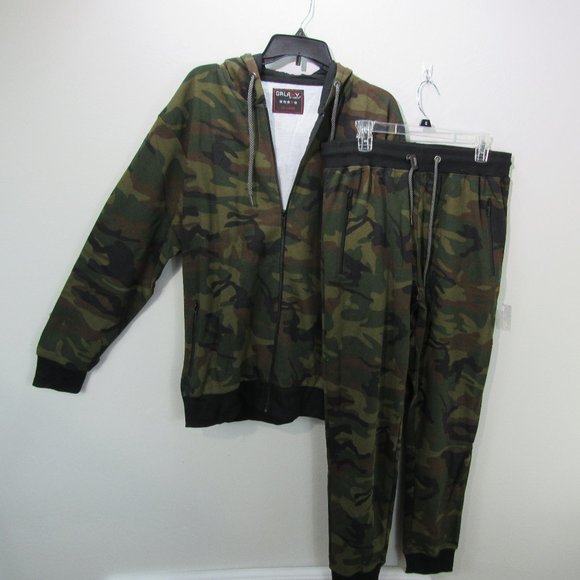 Galaxy By Harvic Other - Galaxy Men's Jogger set 2XL Camo Green